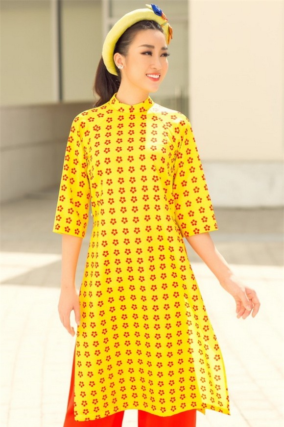 Hoa hậu mỹ linh,hoa hậu việt nam 2016,mỹ linh diện áo dài