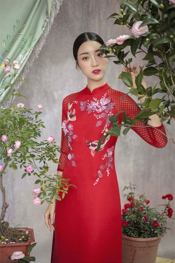 Hoa hậu mỹ linh,hoa hậu việt nam 2016,mỹ linh diện áo dài