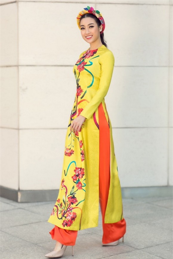 Hoa hậu mỹ linh,hoa hậu việt nam 2016,mỹ linh diện áo dài