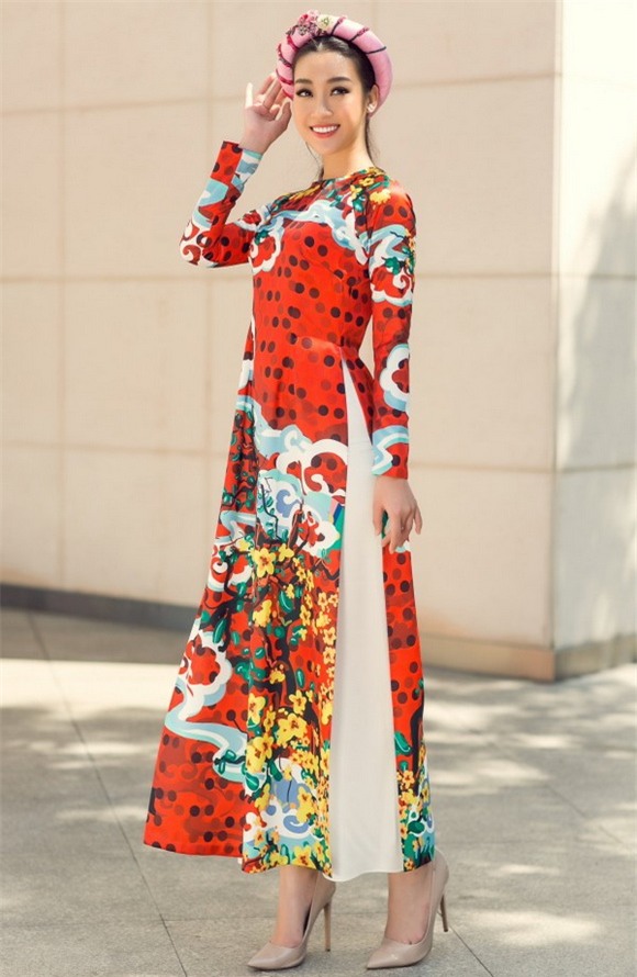 Hoa hậu mỹ linh,hoa hậu việt nam 2016,mỹ linh diện áo dài