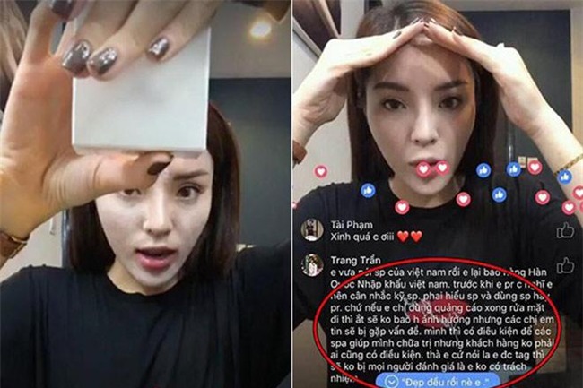 day la phan ung cua hoa hau ky duyen truoc nghi van quang cao my pham "rom"! - 1