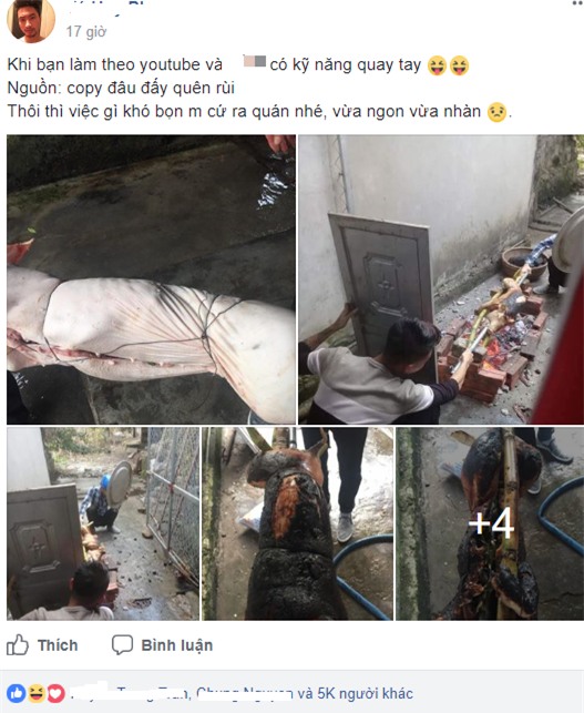 Khi bạn thèm lợn quay và trổ tài bắt chước đầu bếp siêu đẳng trên Youtube, kết quả có thể thảm hại thế này đây - Ảnh 1.