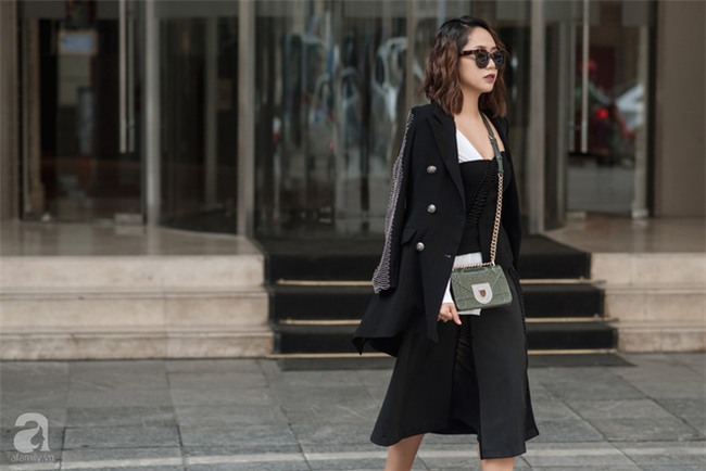 Tuần qua nắng ấm nên các quý cô Hà Thành được dịp khoe loạt street style với váy cực điệu - Ảnh 1.
