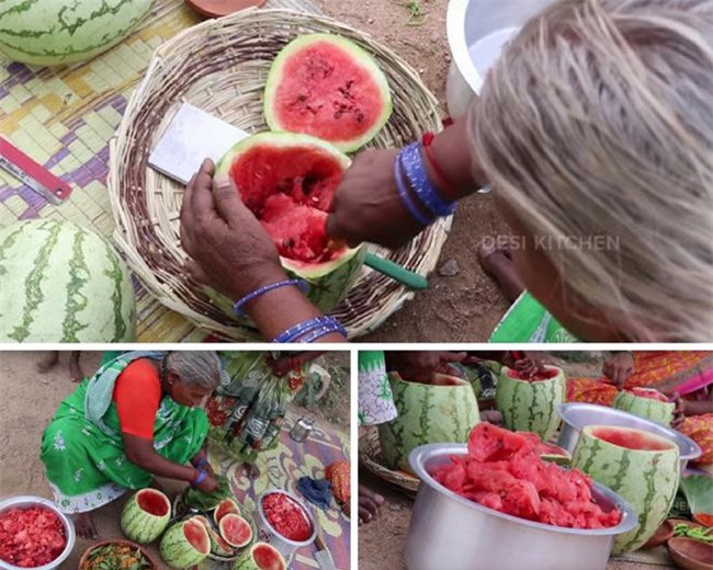 Gà nướng trong dưa hấu - độc đáo từ cái tên tới cách làm khiến triệu người tò mò-2