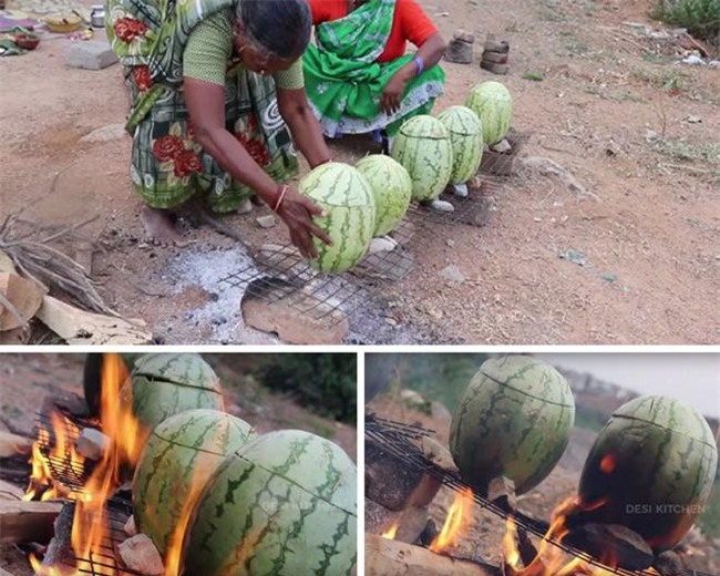 Gà nướng trong dưa hấu - độc đáo từ cái tên tới cách làm khiến triệu người tò mò-5