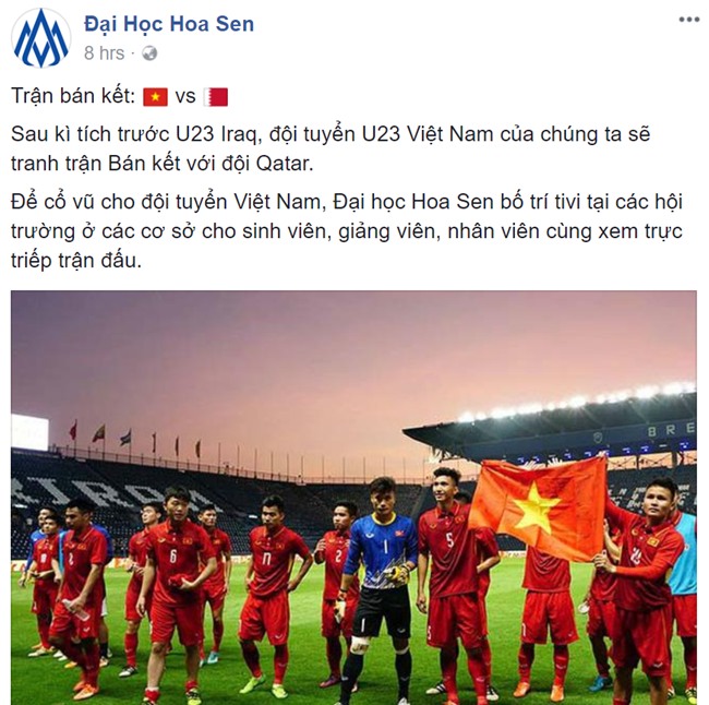 Sinh viên các trường ĐH lớn rầm rầm tổ chức cổ vũ U23 Việt Nam trước trận bán kết lịch sử - Ảnh 3.