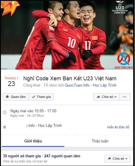 Lập sự kiện ‘rủ rê xem U23 Việt Nam đá bán kết’ đang là ‘trend’ của ngày hôm nay! - Ảnh 7.