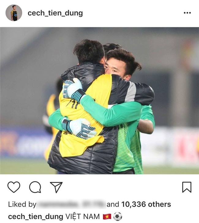 Sau giây phút tỏa sáng trên sân cỏ, thủ môn Bùi Tiến Dũng có những chia sẻ đầu tiên trên trang cá nhân-1