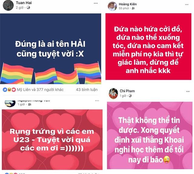 muon kieu an mung, nhung dong trang thai hai huoc "khong do noi" khi u23 vn chien thang - 8