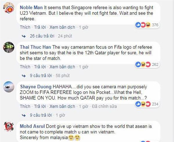 u23 viet nam bi thoi ep: trieu fan quoc te "noi dien", chi trich trong tai singapore thien vi - 2