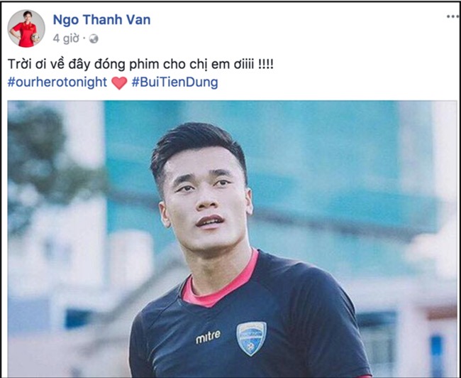 Ngô Thanh Vân ngỏ lời mời Bùi Tiến Dũng về đóng phim do cô sản xuất. - Tin sao Viet - Tin tuc sao Viet - Scandal sao Viet - Tin tuc cua Sao - Tin cua Sao