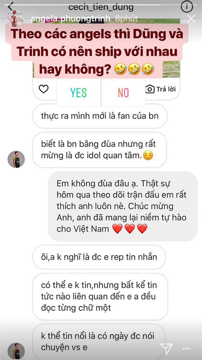 Sau khi khoe được Tiến Dũng &quot;thả th&#237;nh&quot;, Angela Phương Trinh khẳng định: &quot;Cả nh&#224; h&#227;y y&#234;n t&#226;m, Dũng chỉ l&#224; anh trai!&quot; - Ảnh 1.