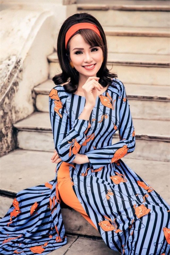 Diễm Hương, Hoa hậu Diễm Hương, Diễm Hương mặc áo dài
