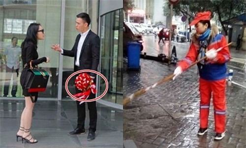 ky niem 1 nam yeu nhau bang bo hoa hong, anh bi ban gai chia tay - 1