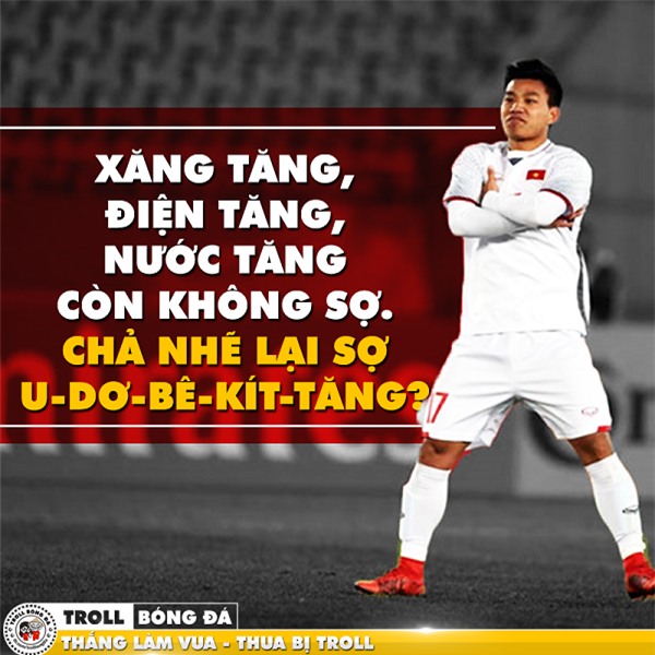 Giới trẻ rần rần chế ảnh thách thức U23 Uzbekistan