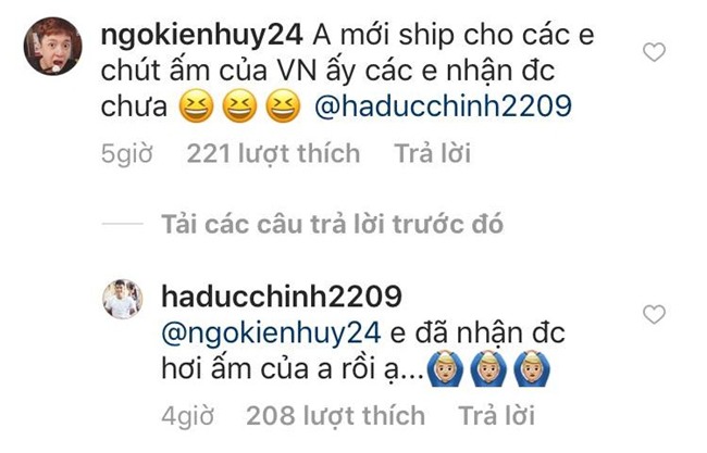 Bạn đã biết đến cuộc đối thoại cực lầy lội của Ngô Kiến Huy và cầu thủ Đức Chinh chưa? - Ảnh 2.