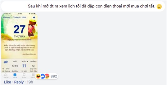 Cộng đồng mạng thi nhau khoe ảnh lịch ngày 27/1 để tiên đoán kết quả cho U23 Việt Nam