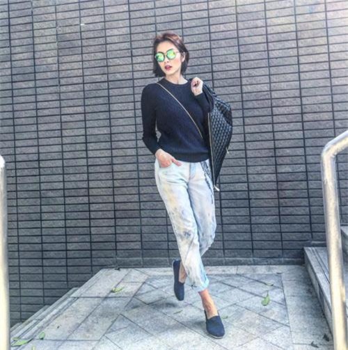 khong ho danh ngoc nu showbiz, tang thanh ha chi quan jeans van dep "hut hon"! - 5