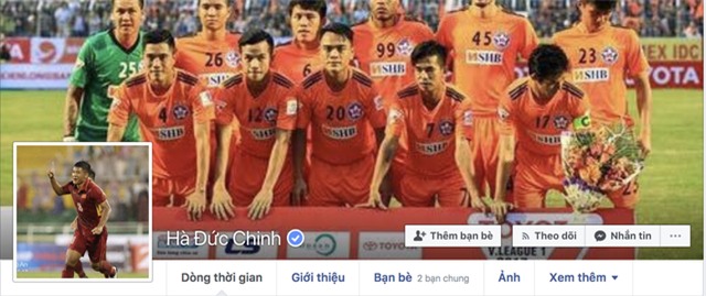 Tài khoản mạng xã hội các cầu thủ U23 Việt Nam cũng nhận được nút xác minh chính chủ từ Facebook