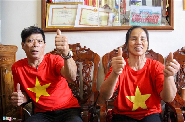 Cha me Cong Phuong, Tien Dung mong U23 lap nen ky tich hinh anh 2