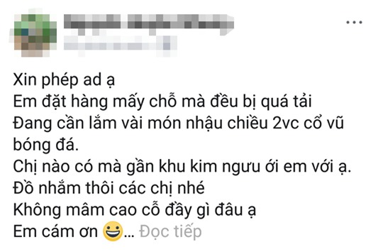 2 tiếng trước trận đấu, trên mạng xã hội người lo lắng tuyết rơi hoãn đấu, người tranh thủ mua đồ nhậu đợi giờ G - Ảnh 6.