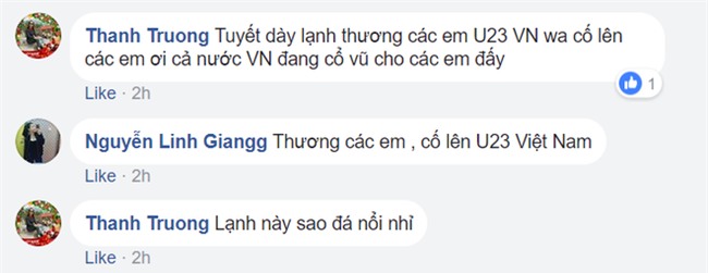 Người hâm mộ Việt Nam lo lắng, xót xa khi cầu thủ U23 phải ra sân khi tuyết vẫn rơi dày - Ảnh 11.