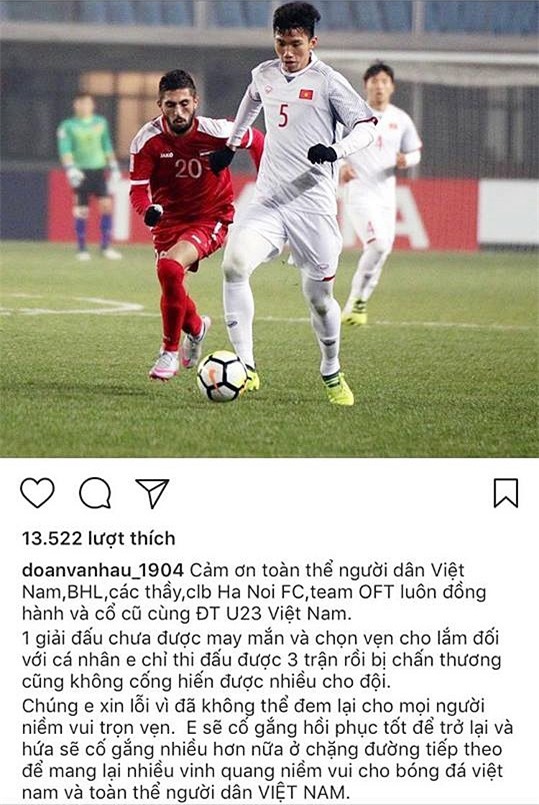 Hàng loạt cầu thủ U23 giăng status xin lỗi, cổ động viên trả lời: Chúng tôi không cần cúp, chúng tôi cần các anh! - Ảnh 10.