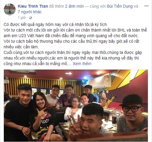 Hàng loạt cầu thủ U23 giăng status xin lỗi, cổ động viên trả lời: Chúng tôi không cần cúp, chúng tôi cần các anh! - Ảnh 2.