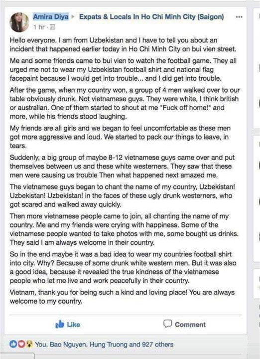 co dong vien uzbekistan nguong mo hanh dong dep cua nguoi viet nam - 1