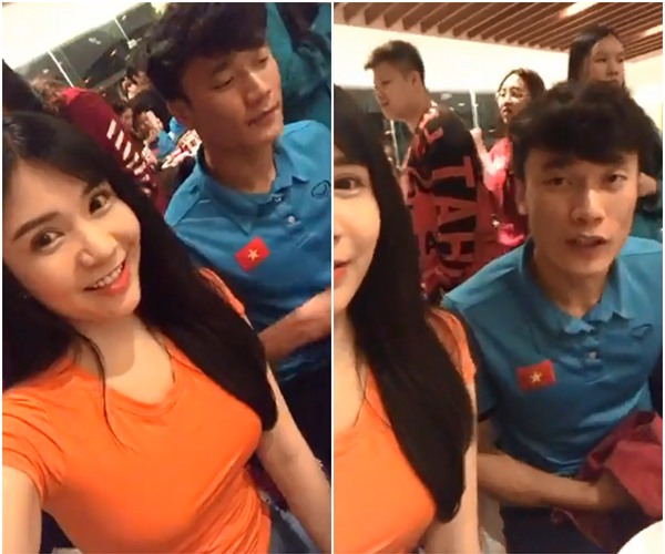 Livestream cùng cầu thủ quốc dân Bùi Tiến Dũng, Thanh Bi trở thành cô gái bị chị em ghen tỵ nhất đêm qua-1