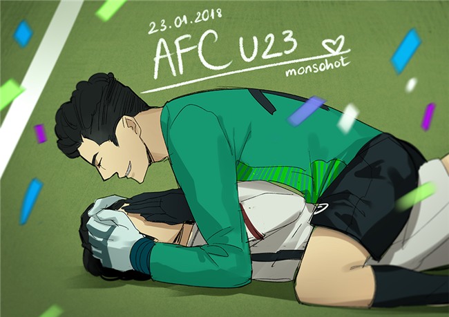 Bùi Tiến Dũng tiết lộ lý do có màn ăn mừng nằm đè lên người Đức Chinh - Ảnh 2.