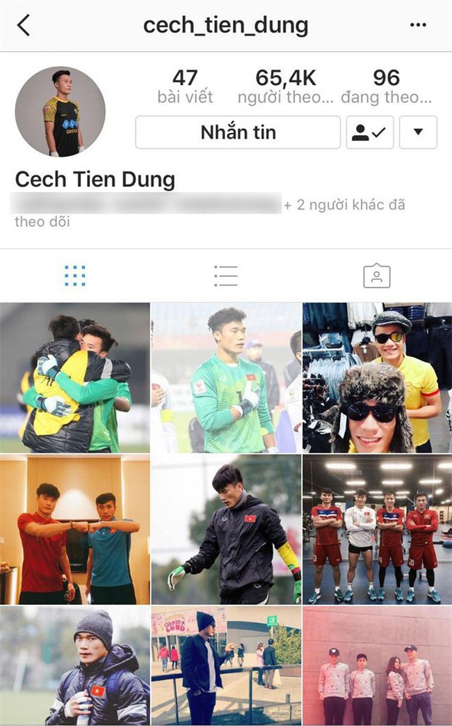 Thủ môn Bùi Tiến Dũng đã hủy theo dõi Minh Tú trên Instagram - Ảnh 1.
