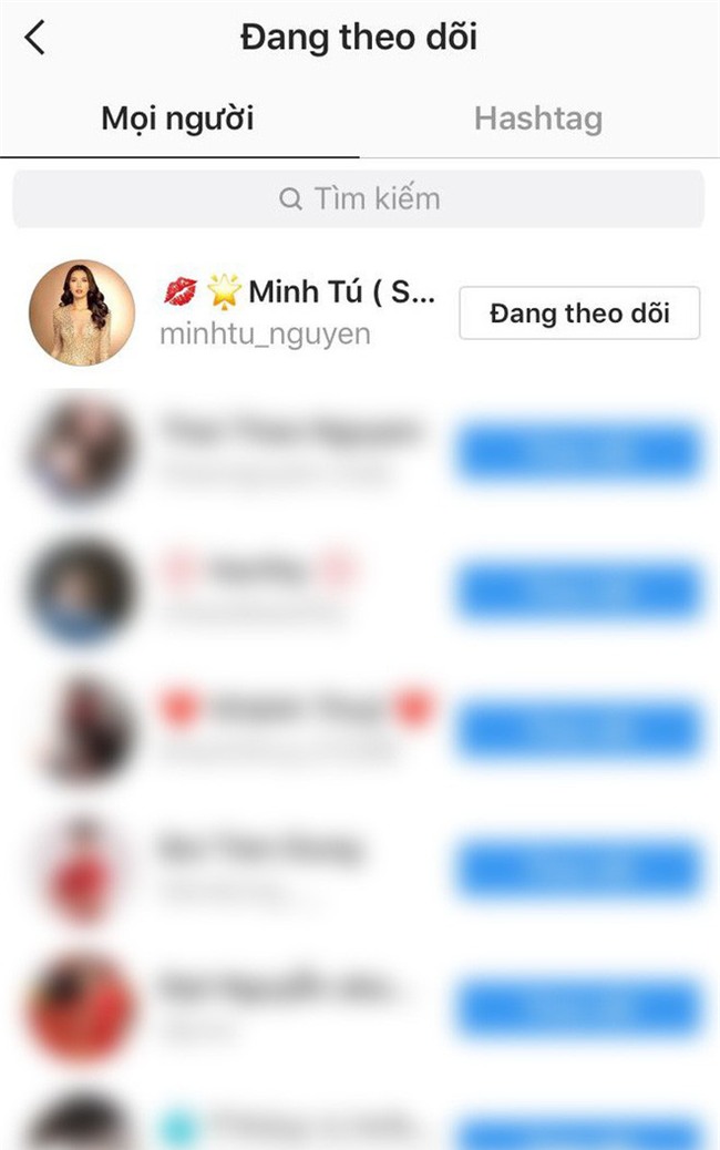 Thủ môn Bùi Tiến Dũng đã hủy theo dõi Minh Tú trên Instagram - Ảnh 1.