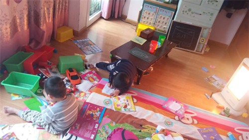 bo me pho phac vi con nghi hoc tranh ret hinh anh 1