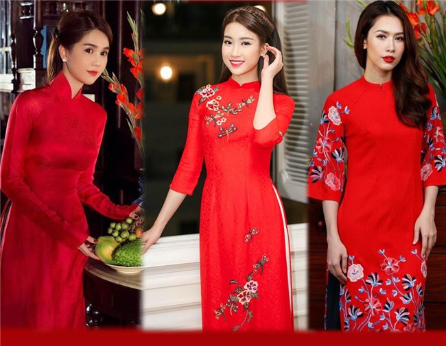 mua ao dai dien tet, chi em dung bo qua 3 gam mau hut may man nay! - 1