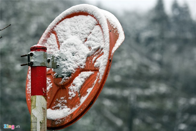 Toan canh tuyet bao phu trang duong ve Sa Pa hinh anh 7