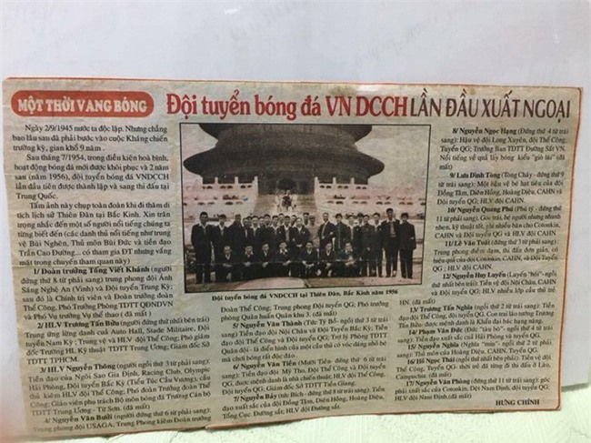 U23 Việt Nam hẳn sẽ bất ngờ khi xem ảnh bậc cha chú lần đầu sang Trung Quốc du đấu - Ảnh 2.