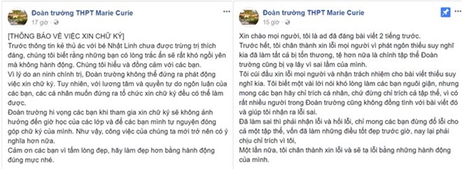 Truong Marie Curie noi gi ve keu goi khong ky ung ho be Nhat Linh? hinh anh 2