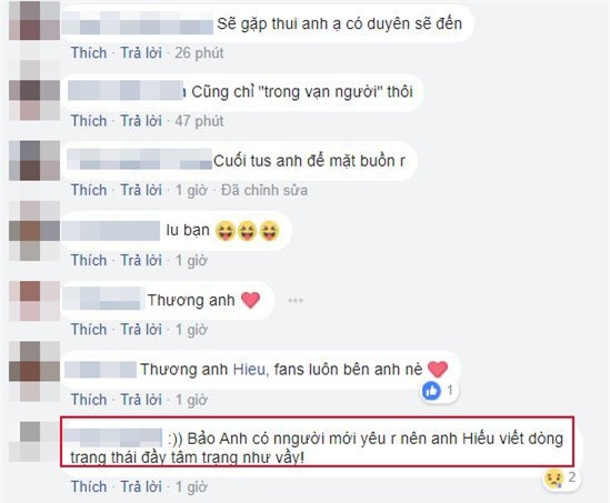 hồ quang hiếu, bảo anh, bảo anh có người yêu