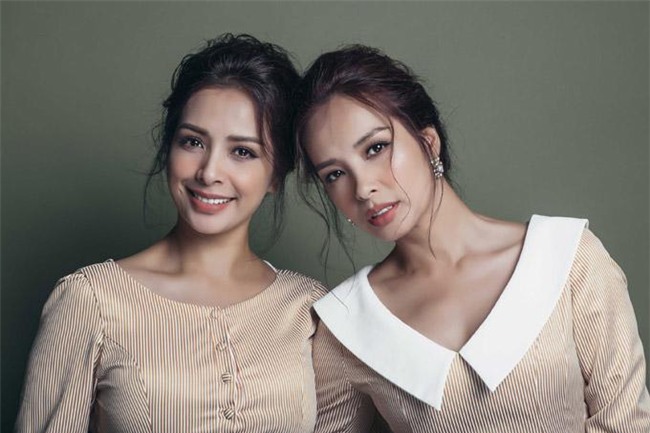 chi em sinh doi thuy hang - thuy hanh dep khong ty vet trong bo hinh don tuoi 40 - 1