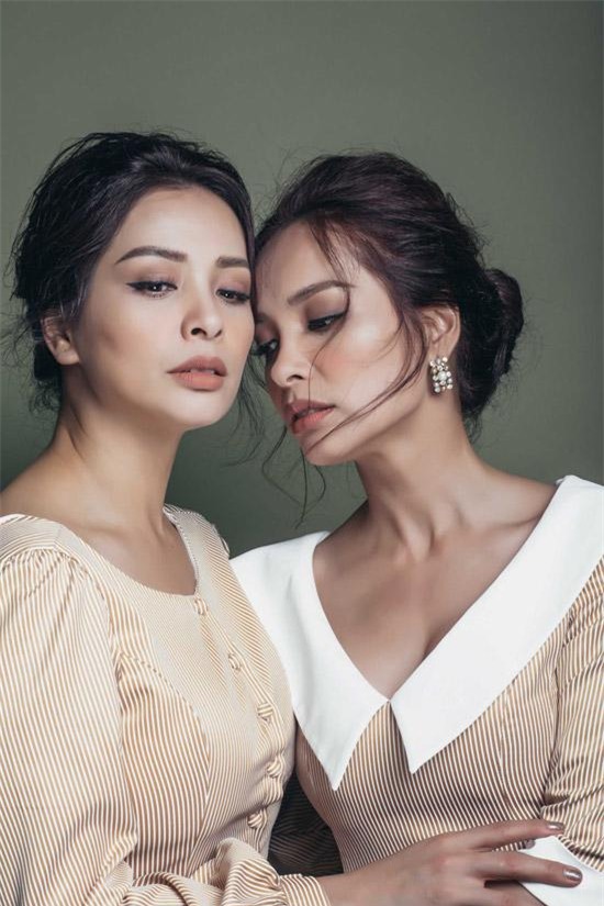 chi em sinh doi thuy hang - thuy hanh dep khong ty vet trong bo hinh don tuoi 40 - 4