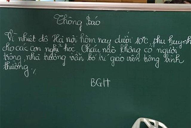 Nhiều trường linh động vẫn nhận trông trẻ khi nhiệt độ ở Hà Nội nhiều hôm dưới 10 độ C. (Ảnh: Đỗ Hợp)