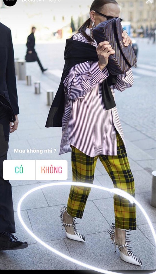 Kỳ Duyên chưng cầu ý dân đôi giày đinh tủa chia chỉa, nếu mua thật thì chắc chẳng ai dám đứng gần - Ảnh 3.