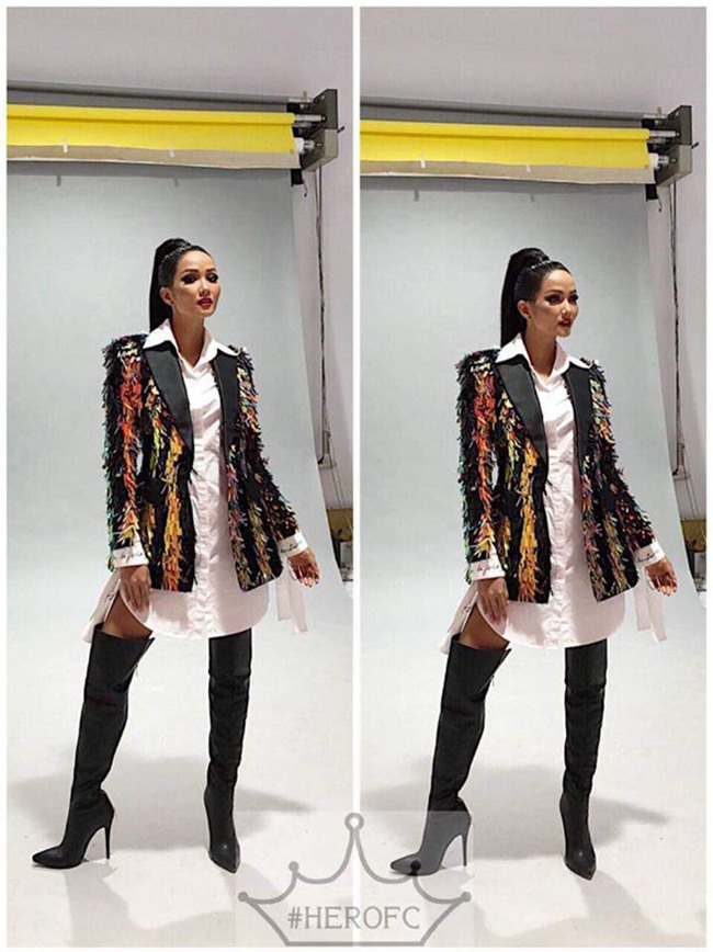 Để tóc dài trang điểm đậm đã không hợp, Hoa hậu HHen Niê còn thua Tóc Tiên trong khoản diện đồ khi mặc chung đồ - Ảnh 3.