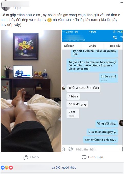 Cho người yêu đi ăn tân gia, cô gái chết lặng khi nhận được ảnh bạn trai chụp gửi về - Ảnh 1.