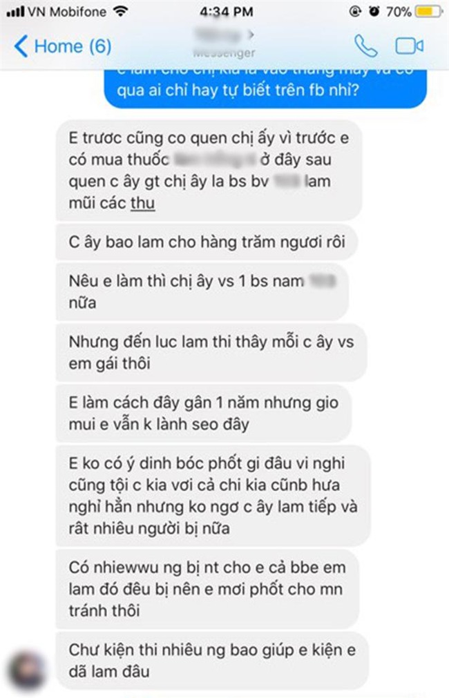 bo 25 trieu lam mui va bi hong, co gai phai chiu 9 lan khau lai khong thuoc te! - 1