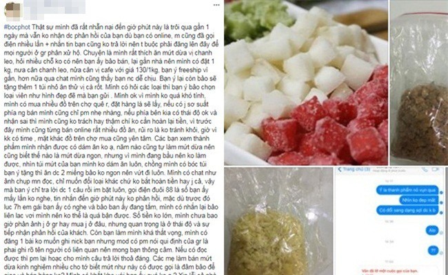Đặt mua mứt dừa non nhìn ngon như ảnh tạp chí, bà bầu nhận về vụn dừa tẩm đường ướt nhẹp - Ảnh 1.