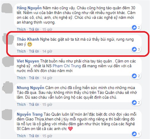 Xúc động lời chào của Táo Già Chí Trung trước thềm Táo Quân 2018