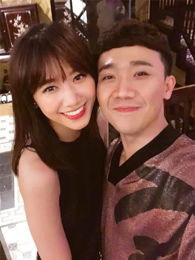 50 sắc thái của Trấn Thành khi được Hari Won âu yếm trước máy quay-1