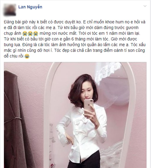 Ai bảo ở cữ là luộm thuộm xấu xí, nhìn những bà đẻ khoe tóc mới đón Tết này mà đi làm đẹp ngay thôi - Ảnh 1.